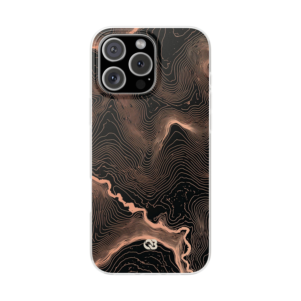 Mesa Elevation Contour · Lite Phone Case for iPhone ·  Black
