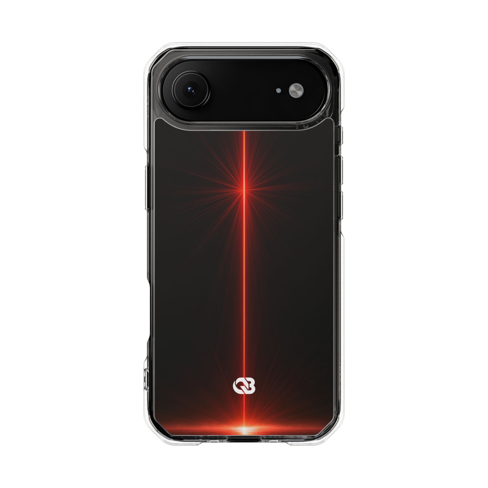 Red Impact MagSafe Phone Case for iPhone - Crimson Flare Vector