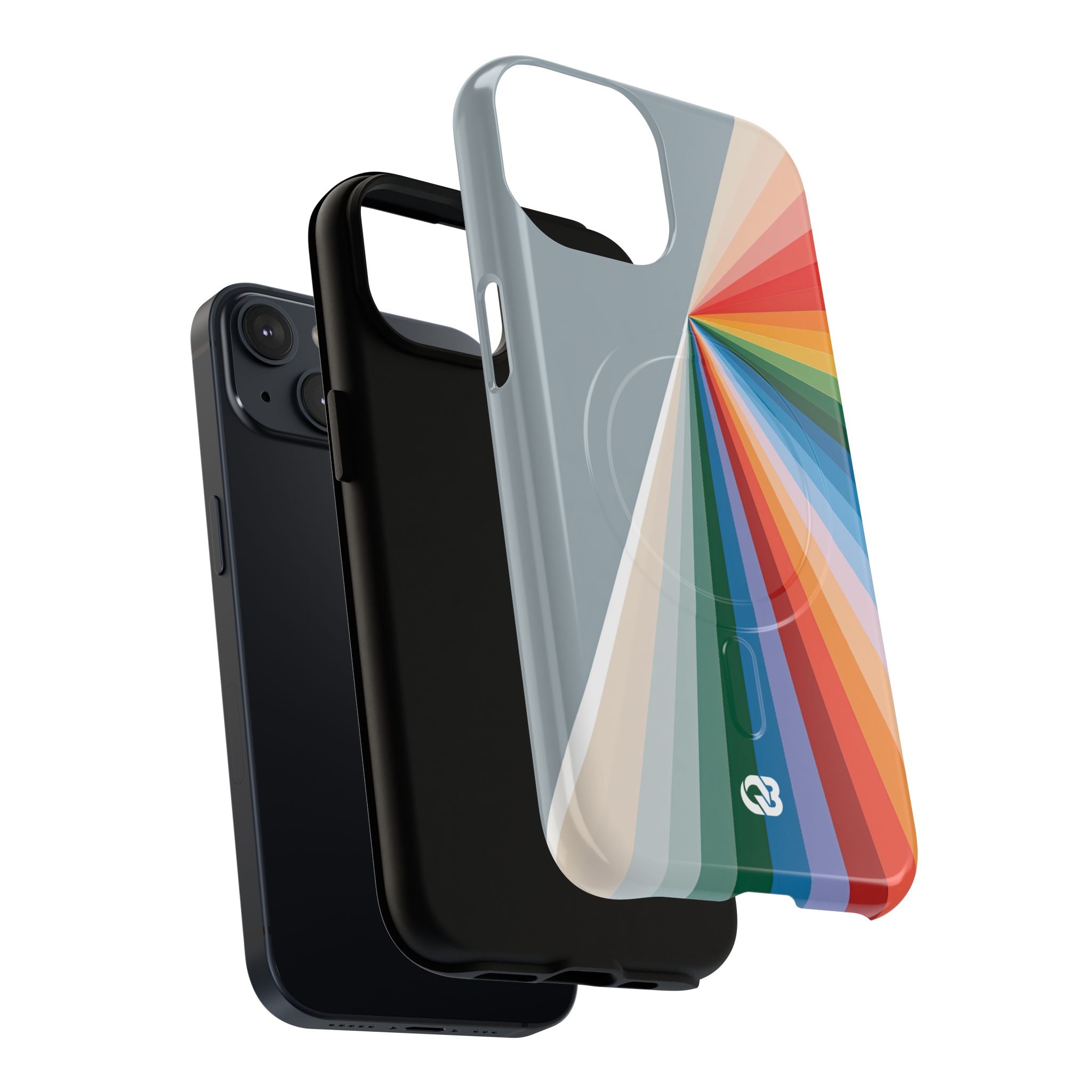 Grey Tough 2.0 Magsafe Phone Case for iPhone - Slate Prism Burst