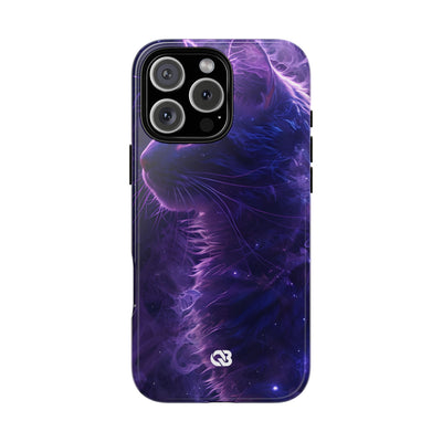 Purple Void Feline · Tough Custodia per iPhone