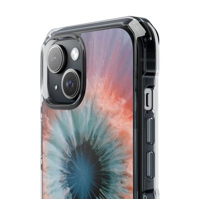 Radiant Aura Core · Clear Impact Magnetic Phone Case for iPhone · Orange