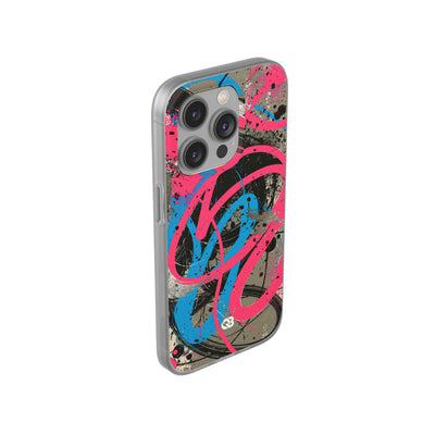 Cyber Splatter Flow · Lite Phone Case for iPhone ·  Pink