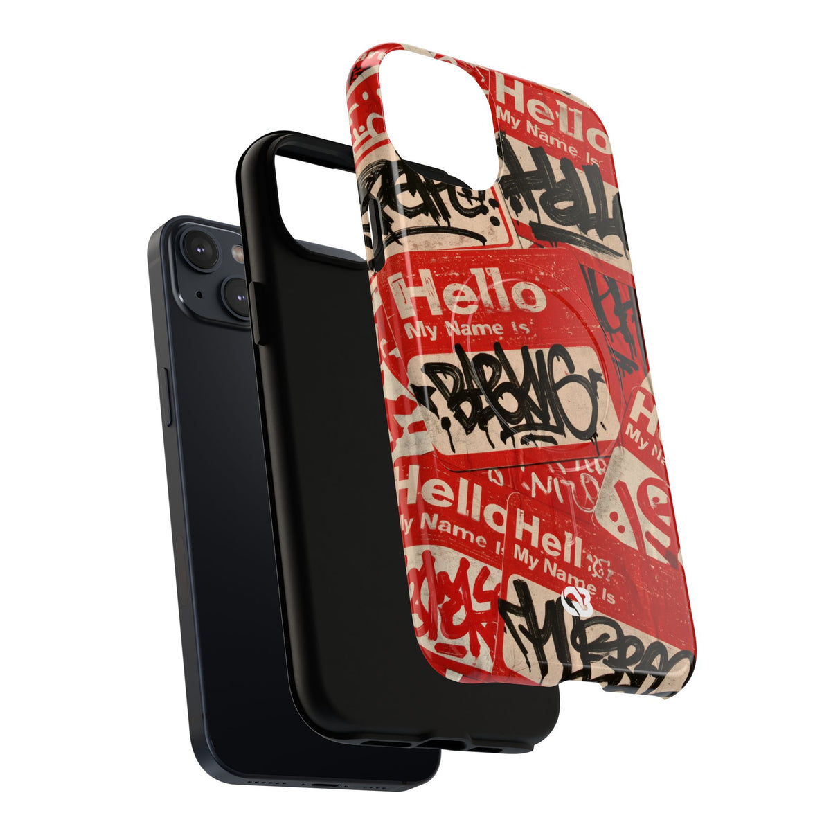 Slap Tag Collage · Tough 2.0 Magnetic Phone Case for iPhone · Red