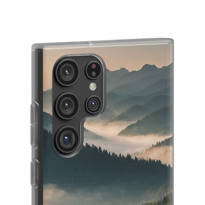 Foggy Mountain Ridge · Soft Phone Case for Samsung