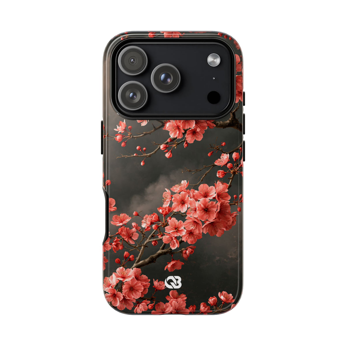 Dark Sakura Nocturne · Tough Phone Case for iPhone · Black