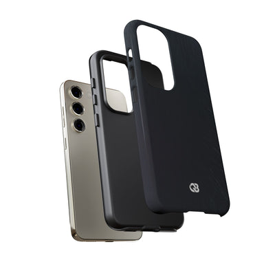 Brushed Obsidian Steel · Tough Phone Case for Samsung · Black