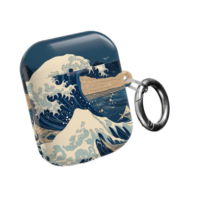 Cresting Navy Wave - AirPods Case