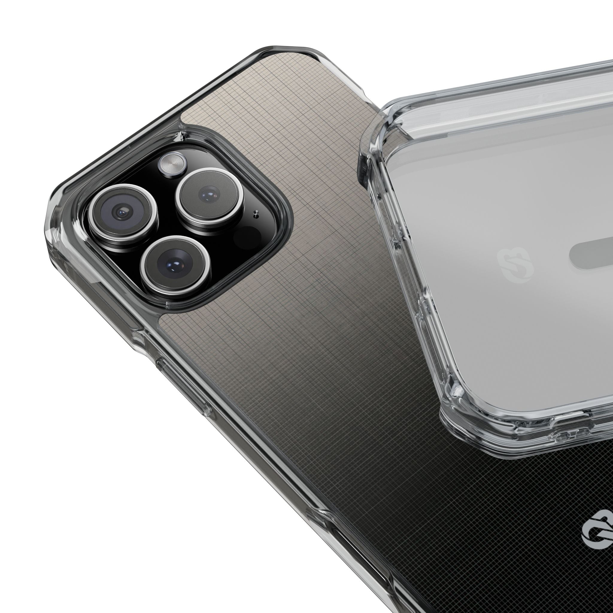 Grey Impact MagSafe Phone Case for iPhone - Faded Sand Mesh
