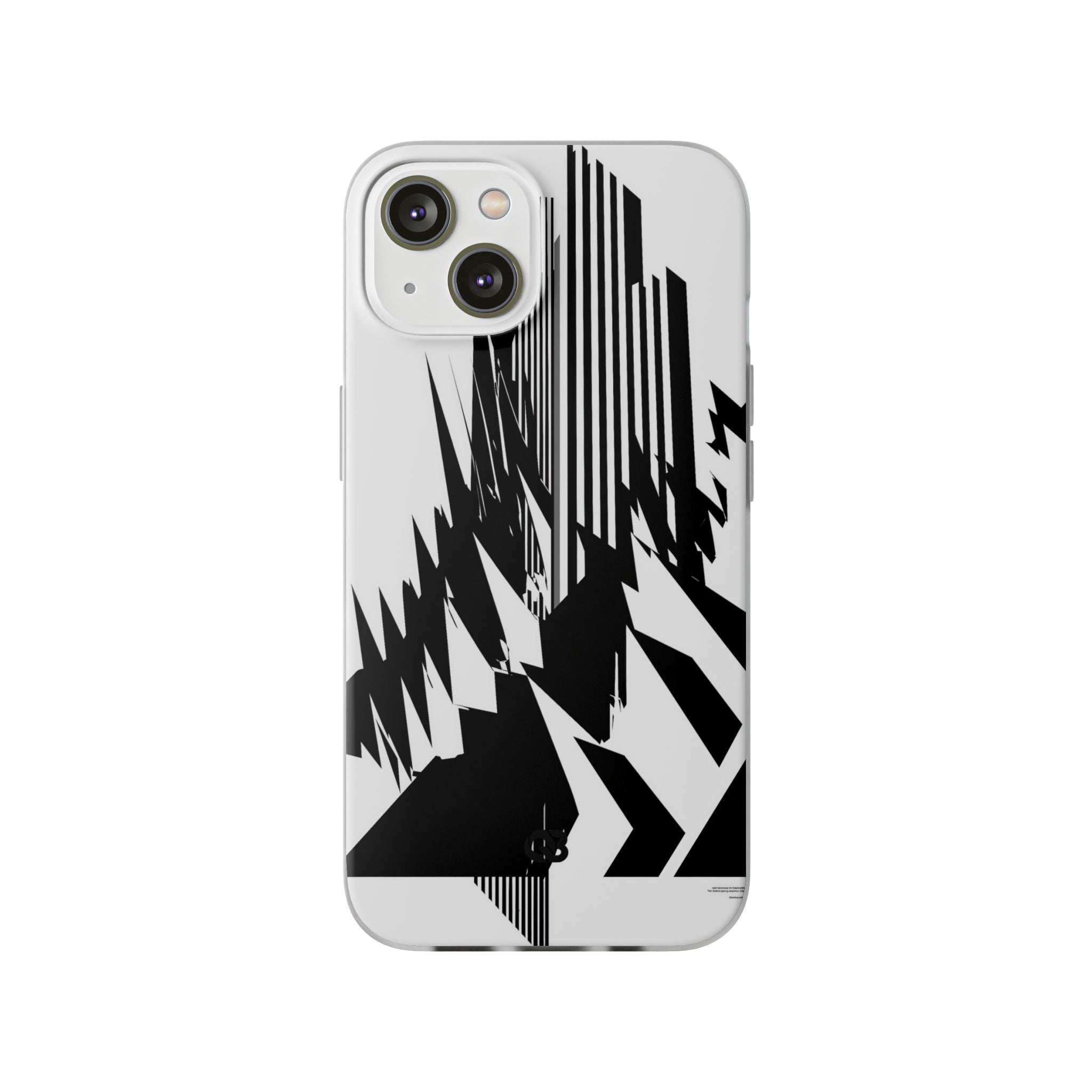 White Lite Phone Case for iPhone - Shattered Vector Spire