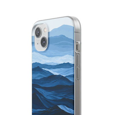 Blue Lite Phone Case for iPhone - Cobalt Ridge Tides