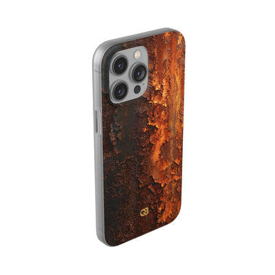 Orange Lite Phone Case for iPhone - Oxidized Iron Crust