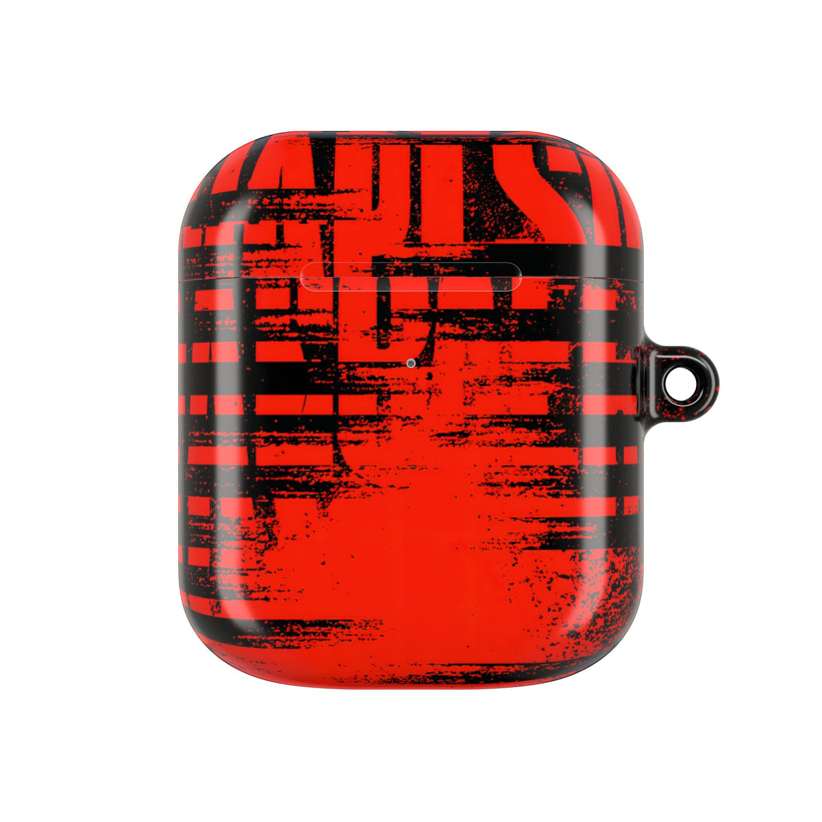 Crimson Redaction · Hard Case for AirPods & AirPods Pro · Black