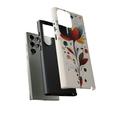 Burnt Petal Abstract · Tough Phone Case for Samsung