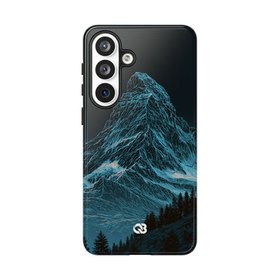 Glacial Alpine Peak · Tough Phone Case for Samsung · Blue