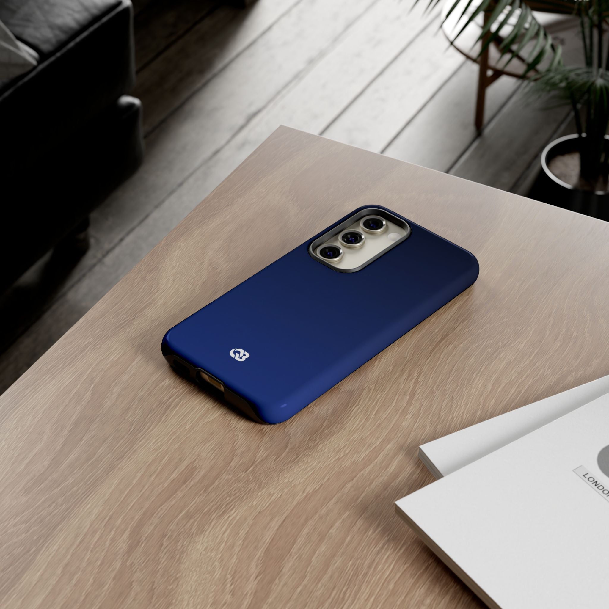 Blue Tough Phone Case for Samsung - Midnight Cobalt Fade