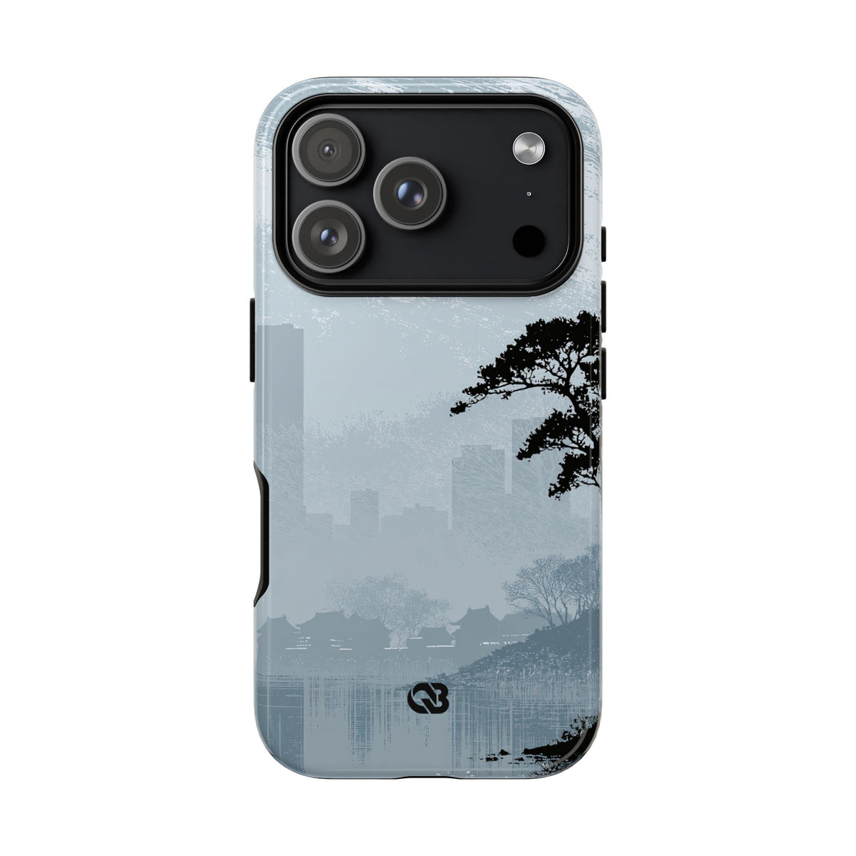 Misty Horizon · Tough Phone Case for iPhone · Blue