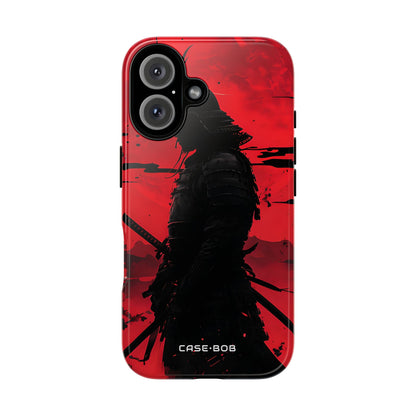 Crimson Samurai iPhone 16 Case - Tough