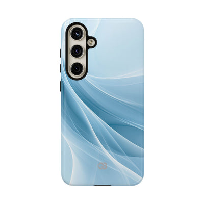 Blue Tough Phone Case for Samsung - Arctic Silk Drift
