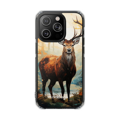 Glowing Stag iPhone 14 Pro Case - Impact - CASE•BOB