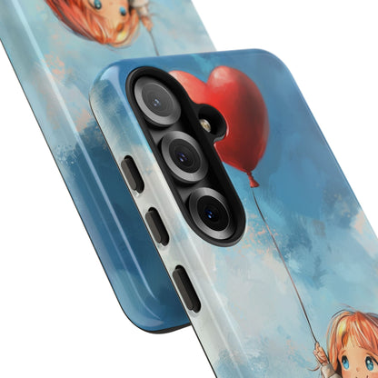 Heart Balloon Whimsy Samsung S25 Case - Tough
