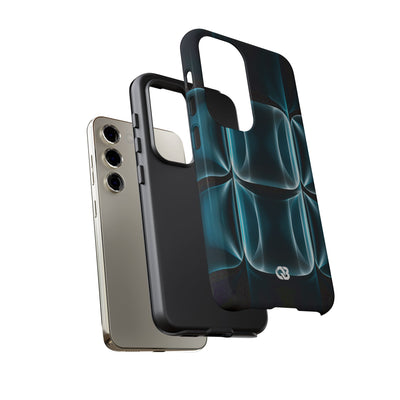 Translucent Cyber Grid · Tough Phone Case for Samsung · Teal