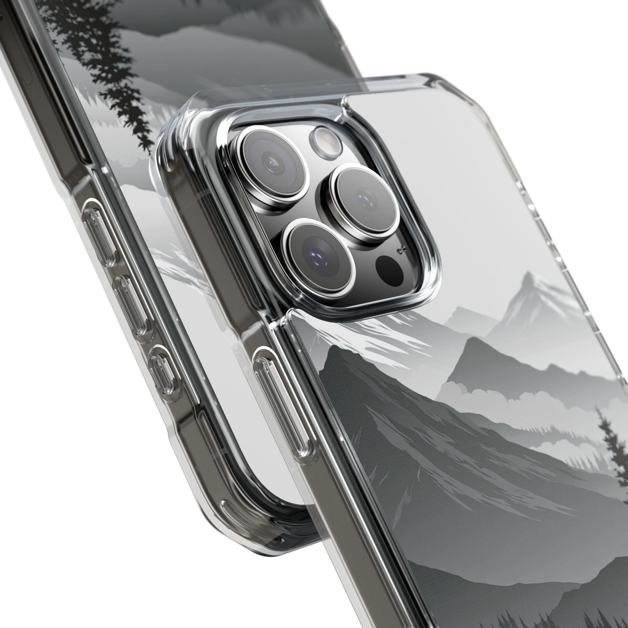 Grey Impact MagSafe Phone Case for iPhone - Granite Ridge Mist