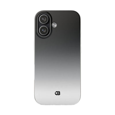 Noir Ombre Fade · Lite Phone Case for iPhone ·  Black