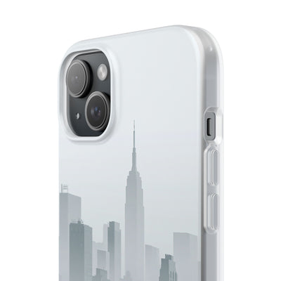 Grey Lite Phone Case for iPhone - Steel Mist Skyline