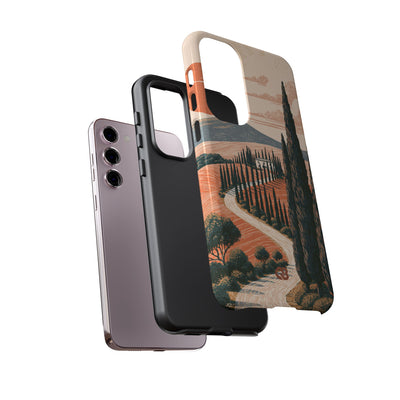 Orange Tough Phone Case for Samsung - Terracotta Ridge Trail