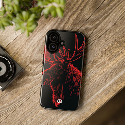 Nordic Elk · Tough Phone Case for iPhone · Black