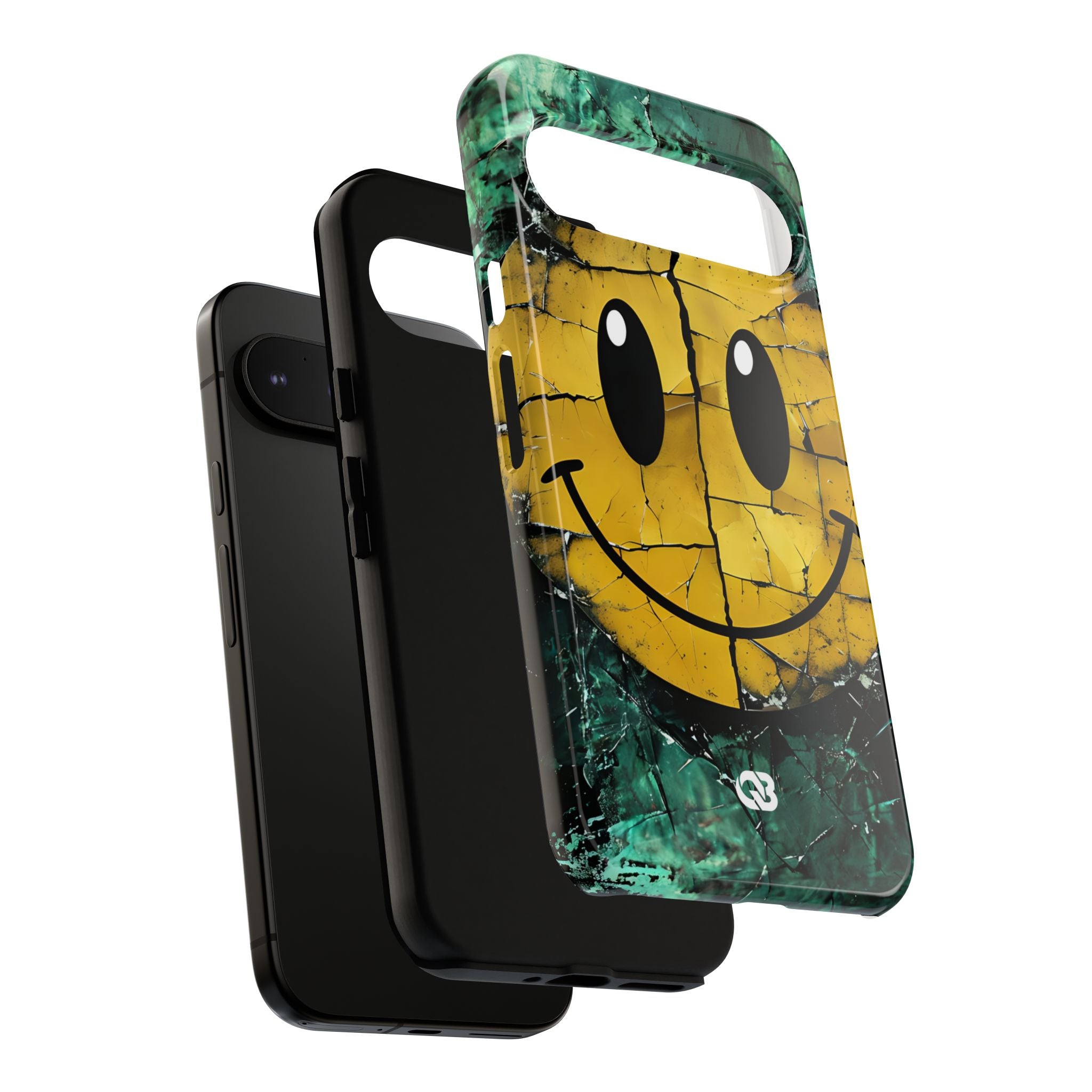 Fractured Yellow Grin · Tough Phone Case for Google Pixel