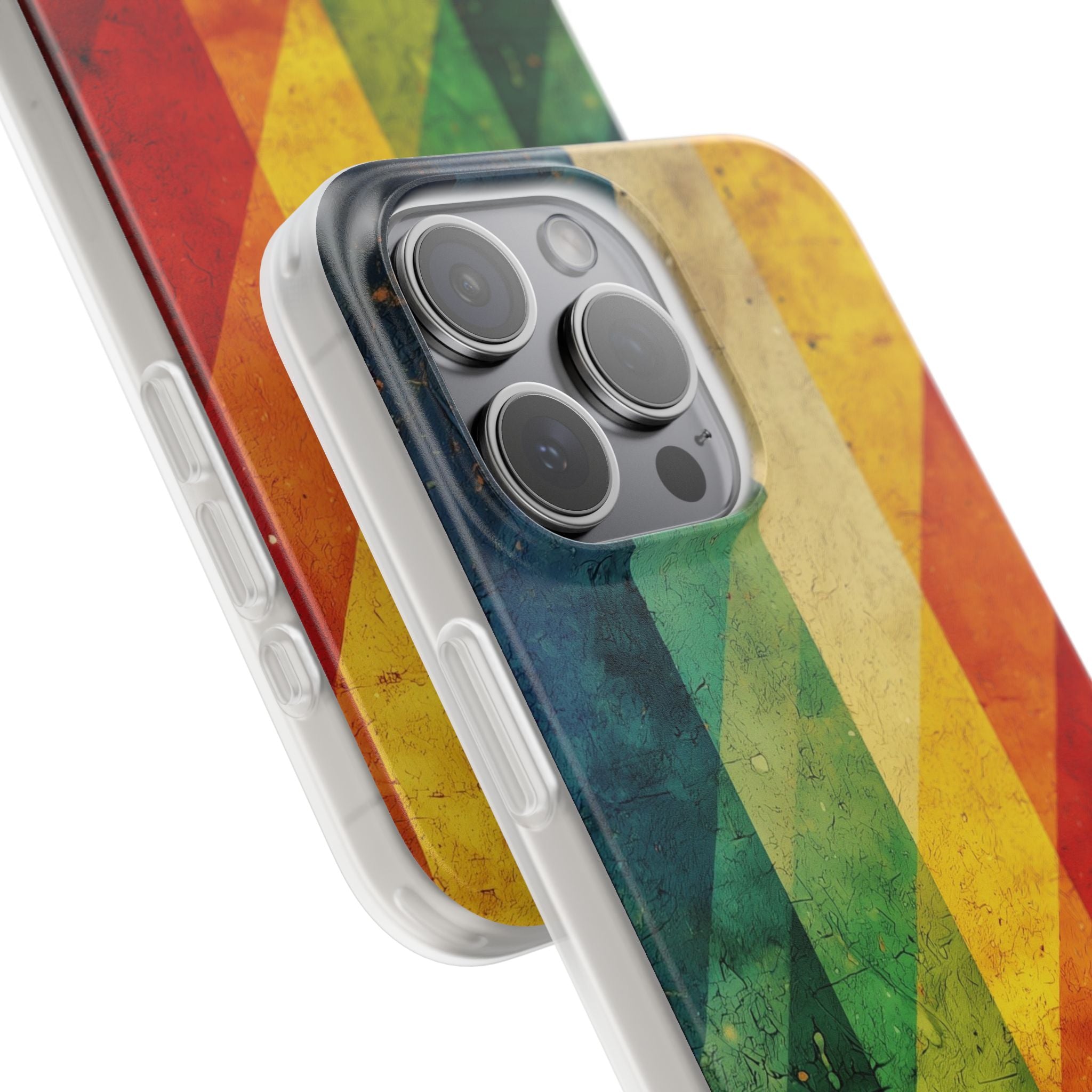 Diagonal Spectrum iPhone 15 Pro Max Case - Soft