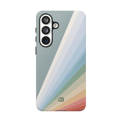 Green Tough Phone Case for Samsung - Sage Prism Beam