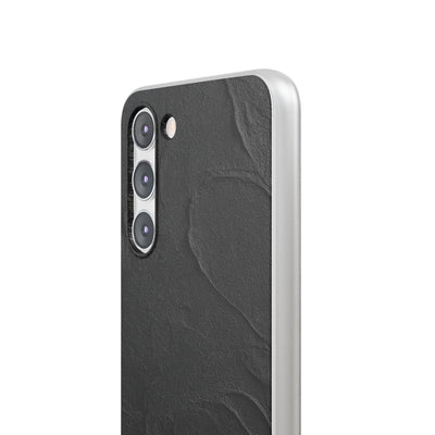 Obsidian Stucco Relief · Lite Phone Case for Samsung · Black