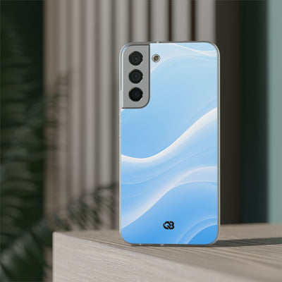 Blue Lite Phone Case for Samsung - Glacial Blue Silk