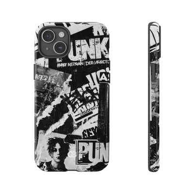 Underground Punk Collage · Tough Phone Case for iPhone · Black