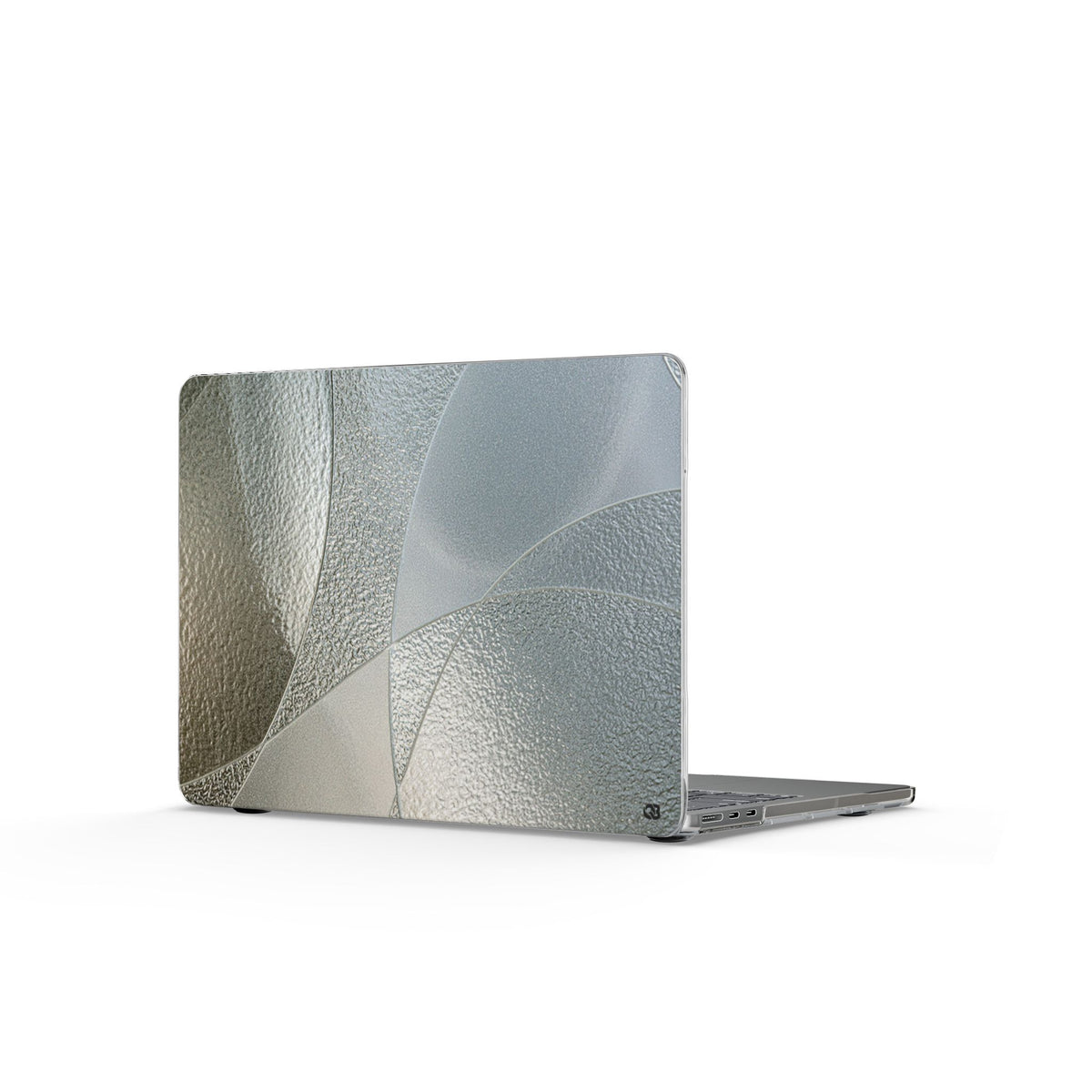 Refracted Arcs · Clear Hard Case for MacBook · Silver