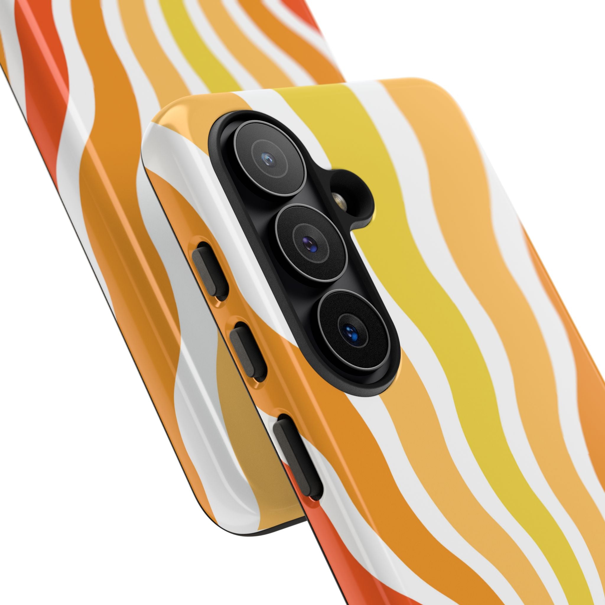 Amber Solar Waves · Tough Phone Case for Samsung