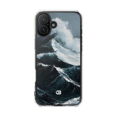 Nordic Swell · Clear Impact Magnetic Phone Case for iPhone · Blue