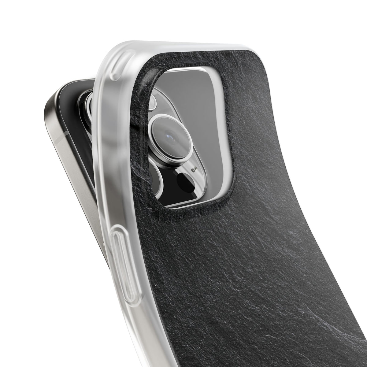 Obsidian Slate · Lite Phone Case for iPhone ·  Black