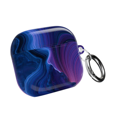 Radiant Strata · Hard Case for AirPods & AirPods Pro · Blue