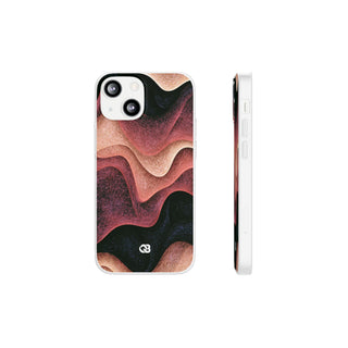 Rose Contour Waves · Lite Phone Case for iPhone ·  Pink