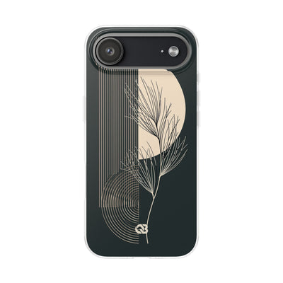 Black Lite Phone Case for iPhone - Obsidian Sand Willow