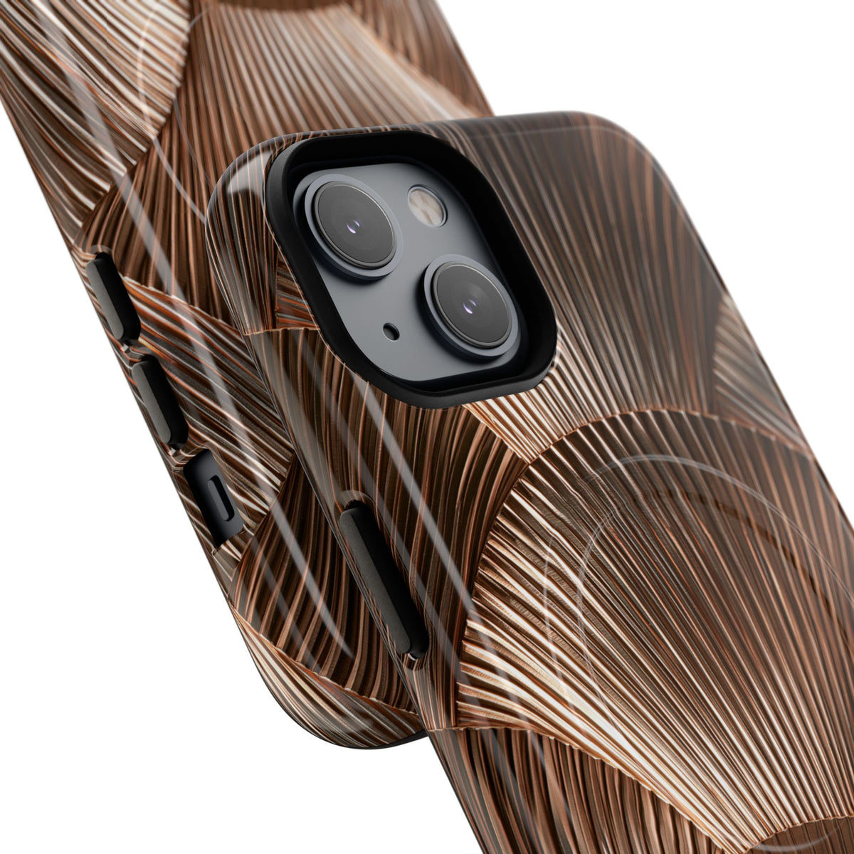Rose Gilded Fan · Tough 2.0 Magnetic Phone Case for iPhone · Gold