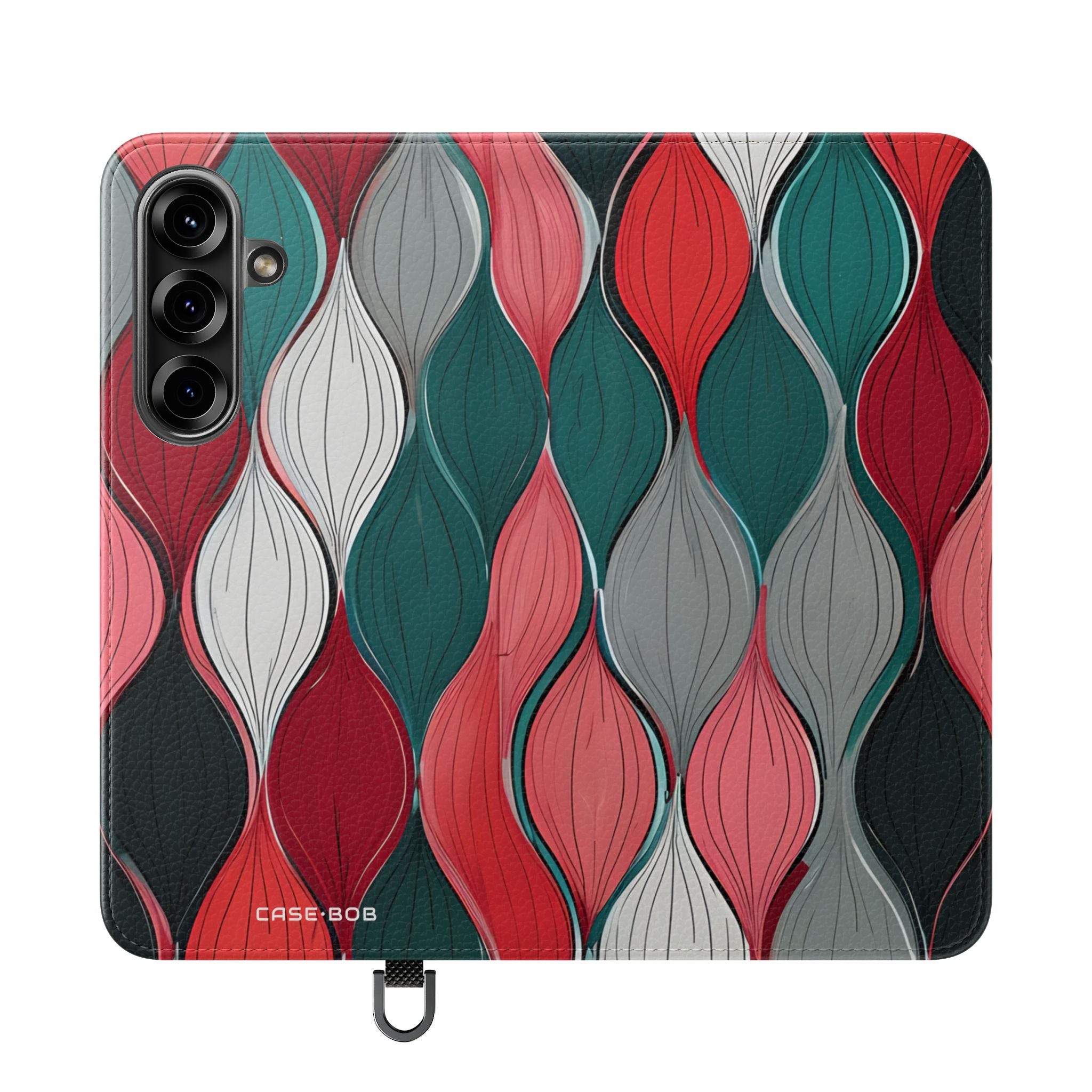 Leaf Spiral Pink - Samsung S25 Case - Wallet