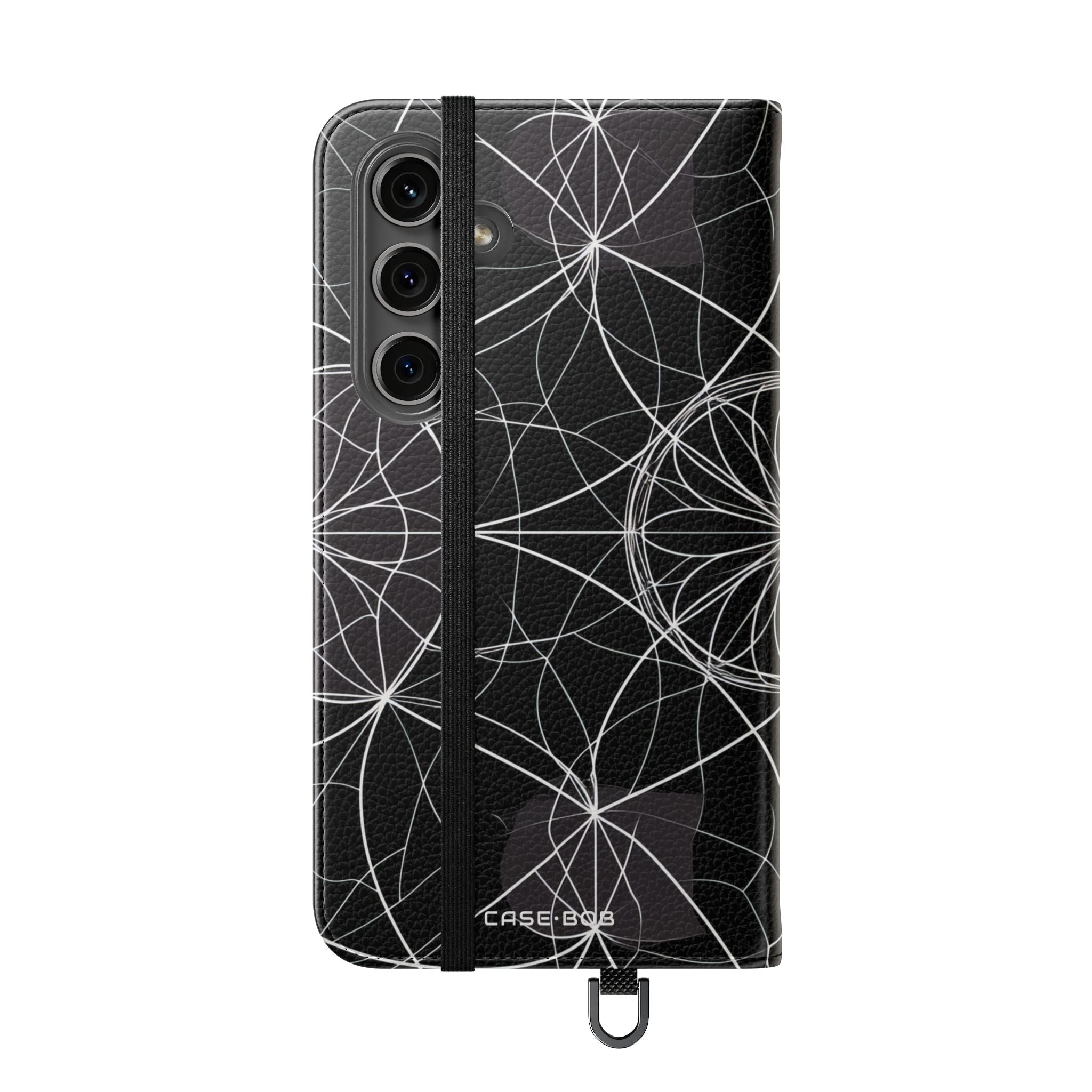 Witte Mandala Stralings - Samsung S24 Plus Case - Portemonnee