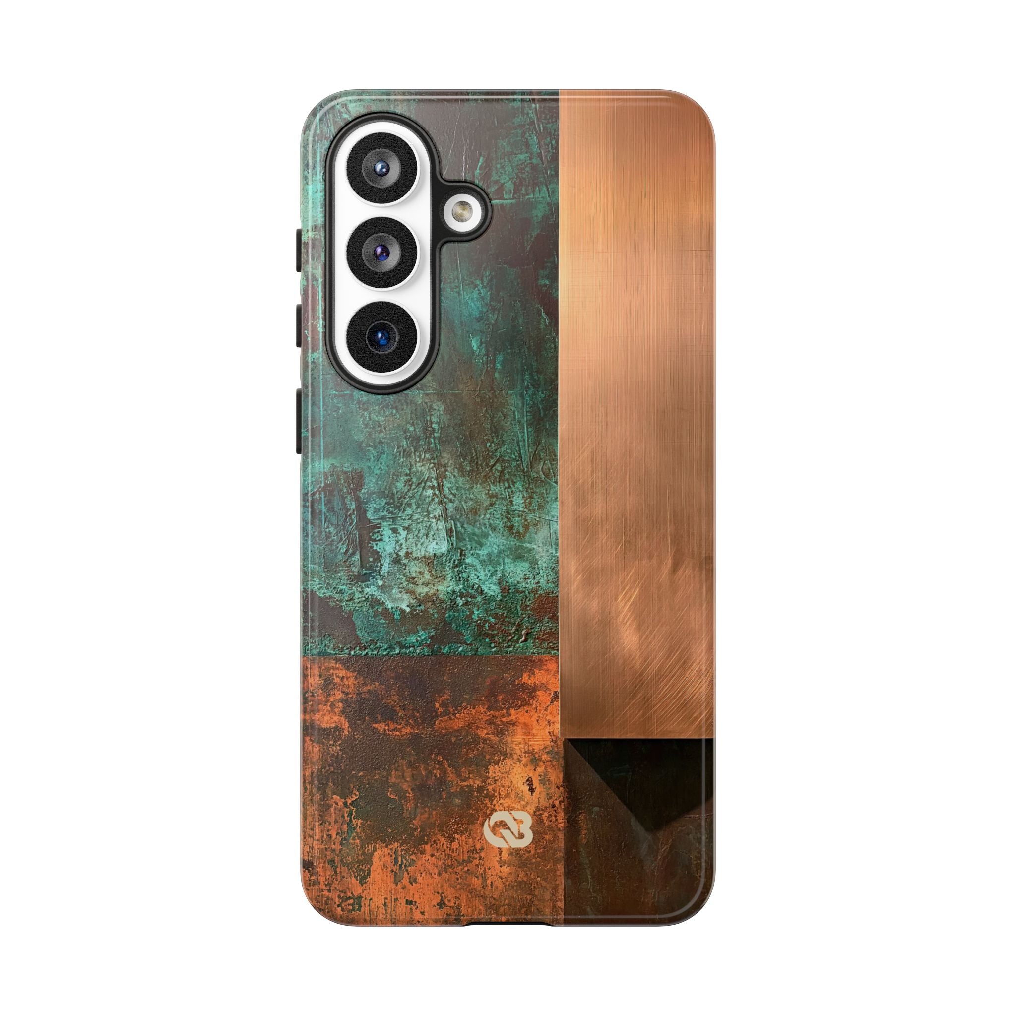 Teal Tough Phone Case for Samsung - Verdigris Copper Slab
