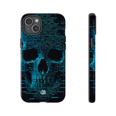 Cyan Glitch Skull · Tough