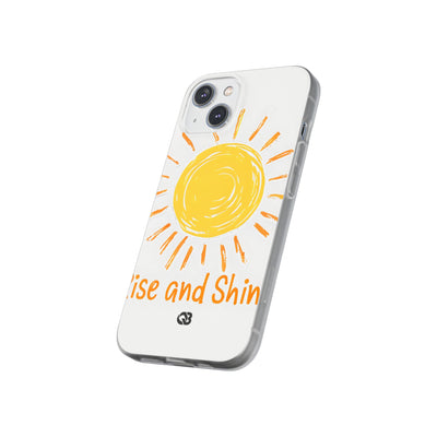 Amber Solar Glow · Soft Phone Case for iPhone