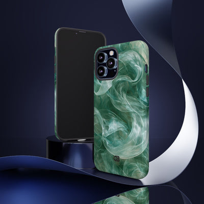 Translucent Aqua Flow · Tough Phone Case for iPhone · Teal